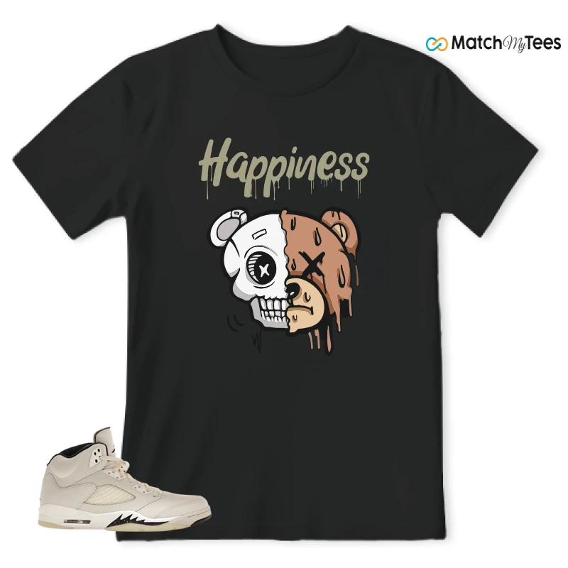 NIKE AIR JORDAN 5 RETRO SAIL SNEAKER Matching Tees t-shirt