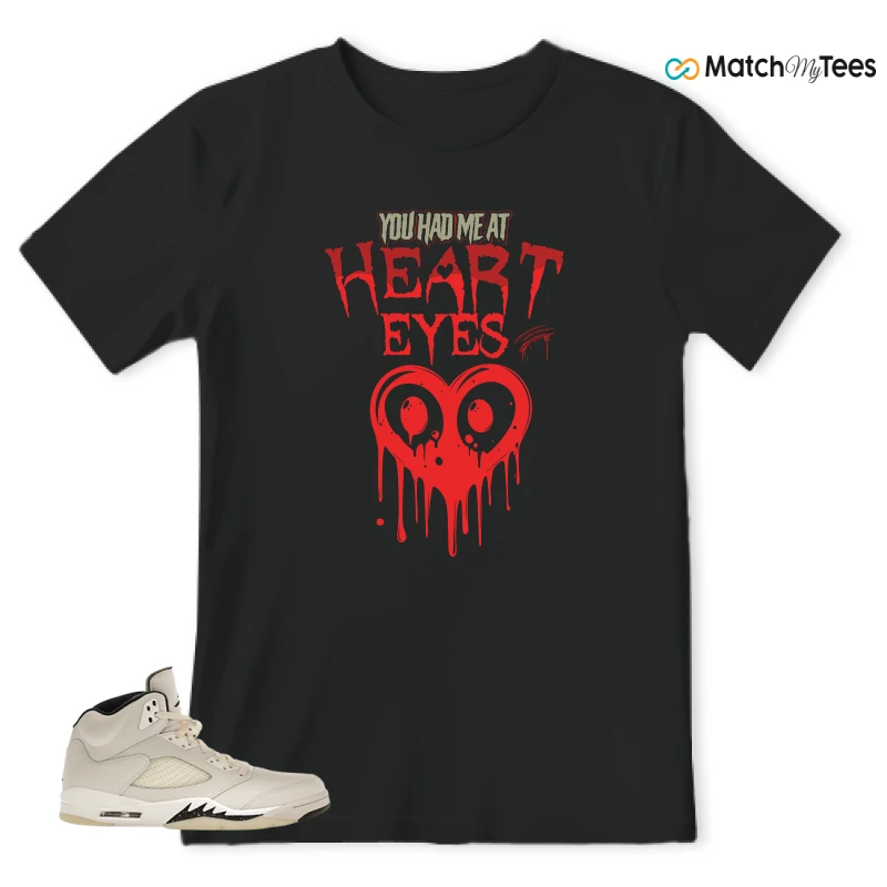 NIKE AIR JORDAN 5 RETRO SAIL SNEAKER Matching Tees t-shirt