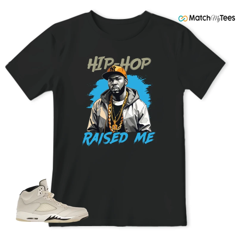 NIKE AIR JORDAN 5 RETRO SAIL SNEAKER Matching Tees t-shirt
