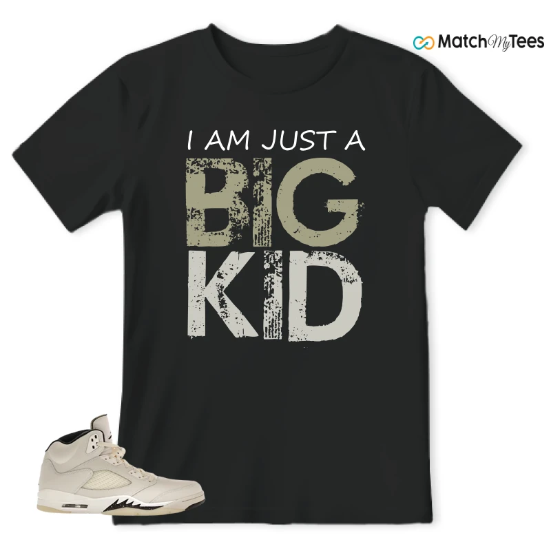 NIKE AIR JORDAN 5 RETRO SAIL SNEAKER Matching Tees t-shirt