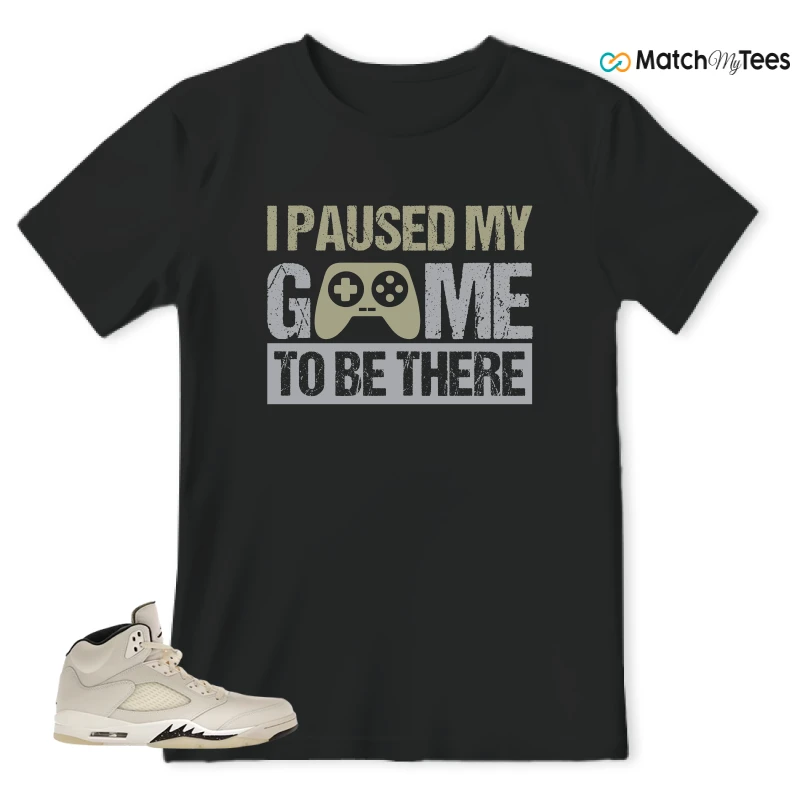 NIKE AIR JORDAN 5 RETRO SAIL SNEAKER Matching Tees t-shirt