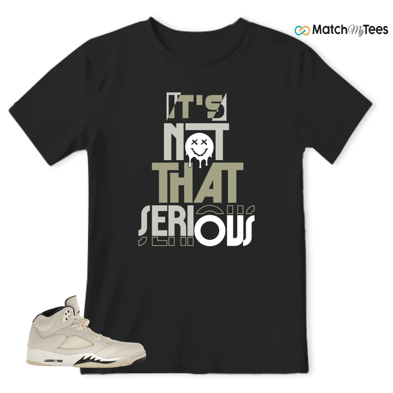 NIKE AIR JORDAN 5 RETRO SAIL SNEAKER Matching Tees t-shirt