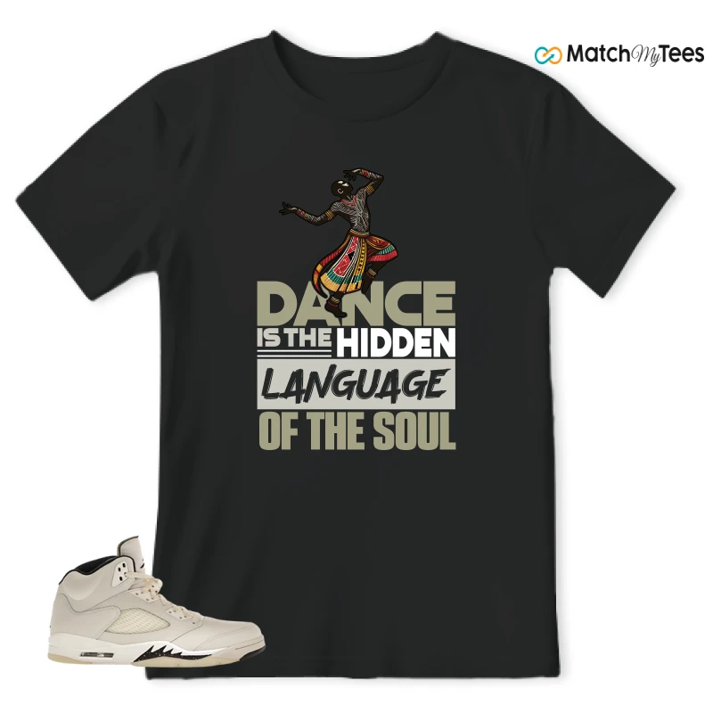 NIKE AIR JORDAN 5 RETRO SAIL SNEAKER Matching Tees t-shirt