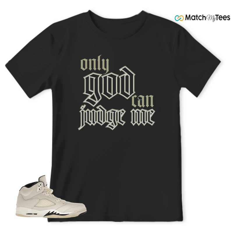 NIKE AIR JORDAN 5 RETRO SAIL SNEAKER Matching Tees t-shirt