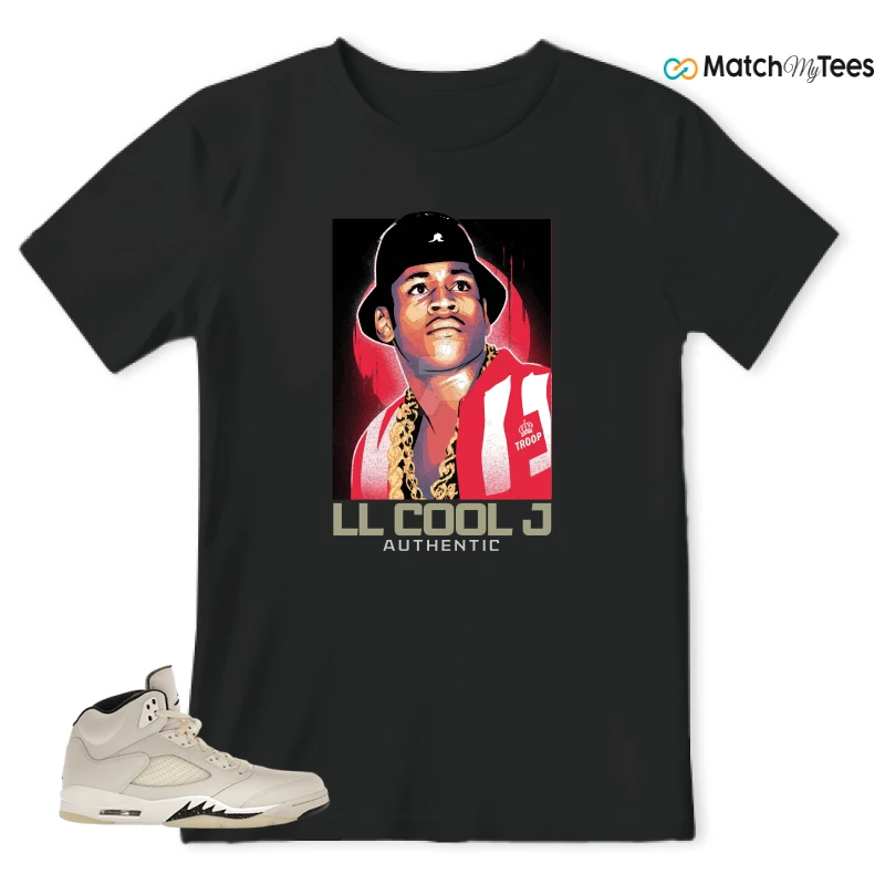 NIKE AIR JORDAN 5 RETRO SAIL SNEAKER Matching Tees t-shirt