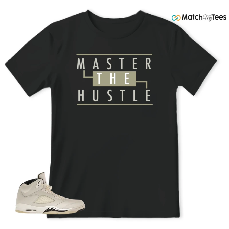NIKE AIR JORDAN 5 RETRO SAIL SNEAKER Matching Tees t-shirt