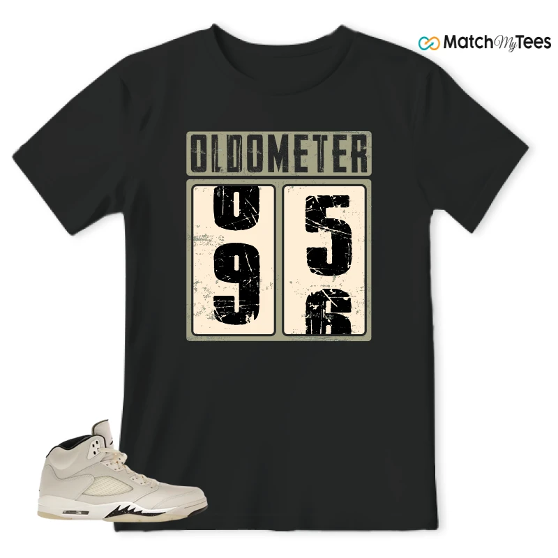 NIKE AIR JORDAN 5 RETRO SAIL SNEAKER Matching Tees t-shirt