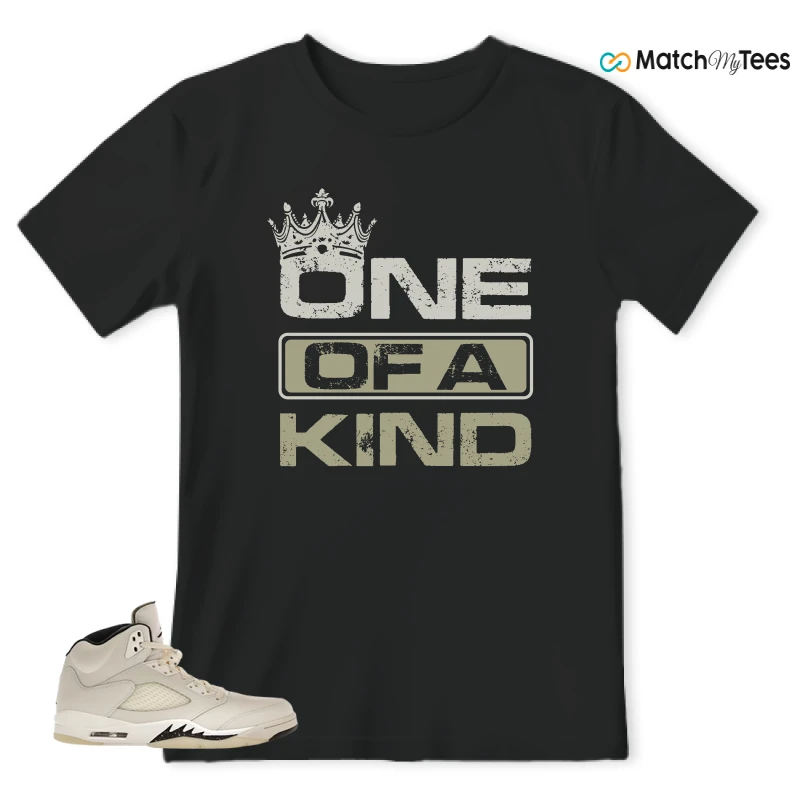 NIKE AIR JORDAN 5 RETRO SAIL SNEAKER Matching Tees t-shirt