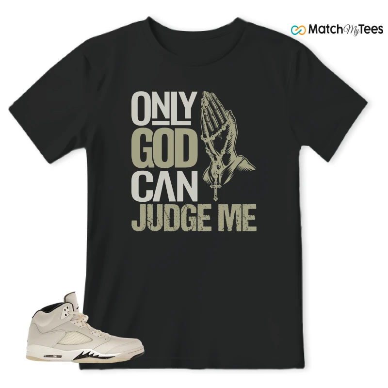 NIKE AIR JORDAN 5 RETRO SAIL SNEAKER Matching Tees t-shirt