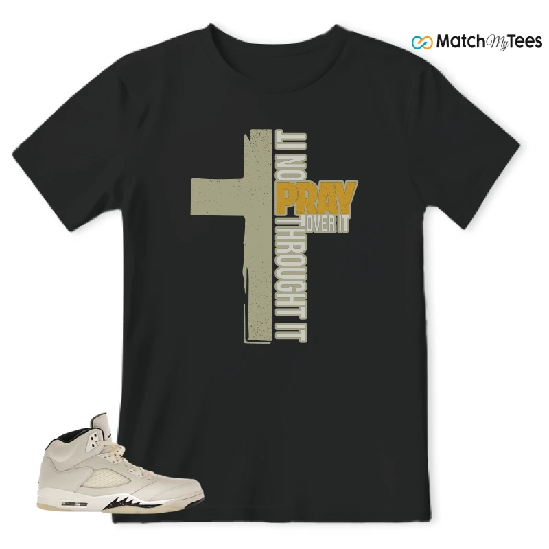 NIKE AIR JORDAN 5 RETRO SAIL SNEAKER Matching Tees t-shirt