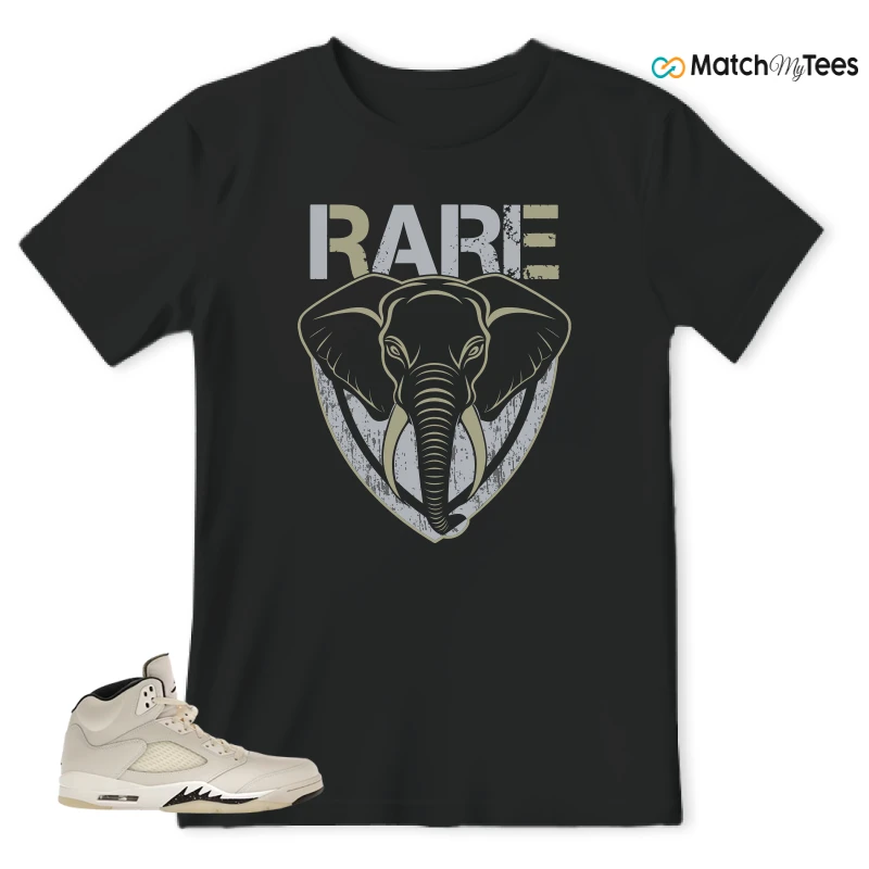 NIKE AIR JORDAN 5 RETRO SAIL SNEAKER Matching Tees t-shirt