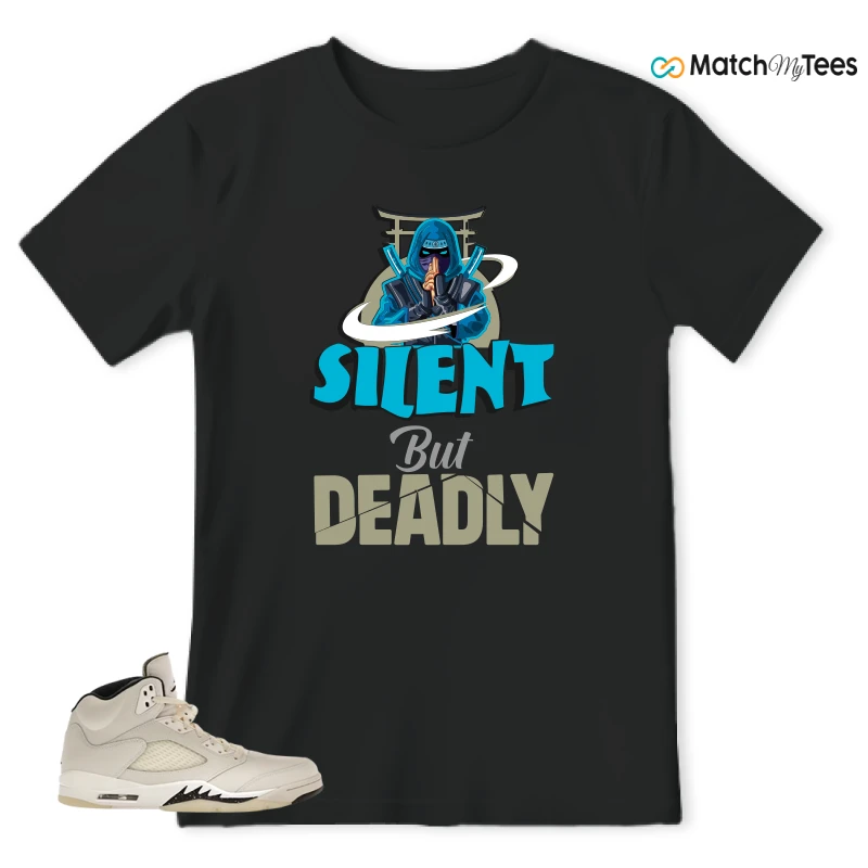 NIKE AIR JORDAN 5 RETRO SAIL SNEAKER Matching Tees t-shirt