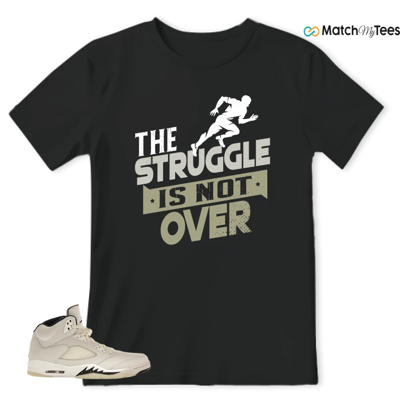 NIKE AIR JORDAN 5 RETRO SAIL SNEAKER Matching Tees t-shirt