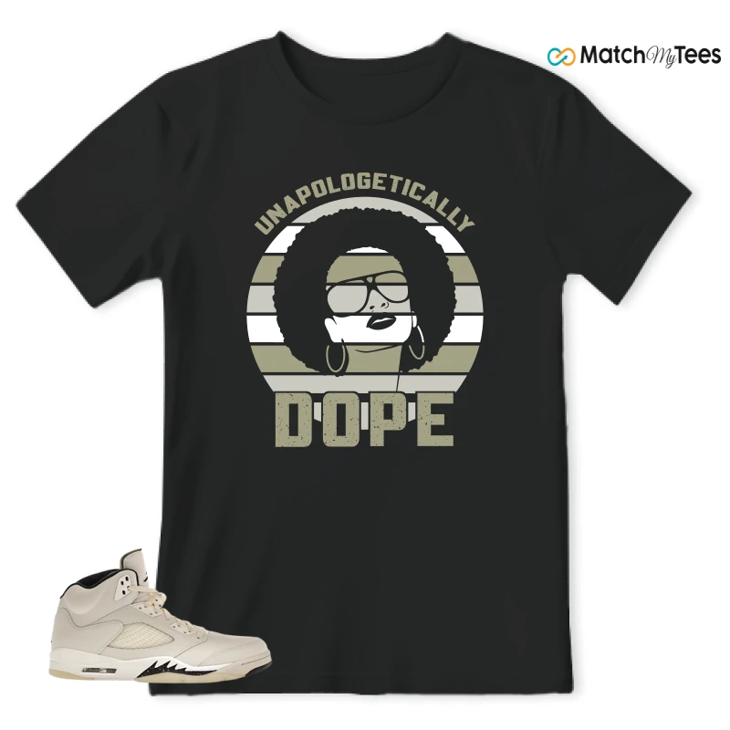 NIKE AIR JORDAN 5 RETRO SAIL SNEAKER Matching Tees t-shirt