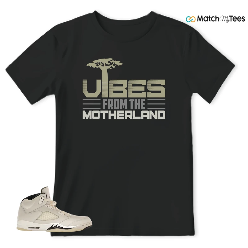 NIKE AIR JORDAN 5 RETRO SAIL SNEAKER Matching Tees t-shirt