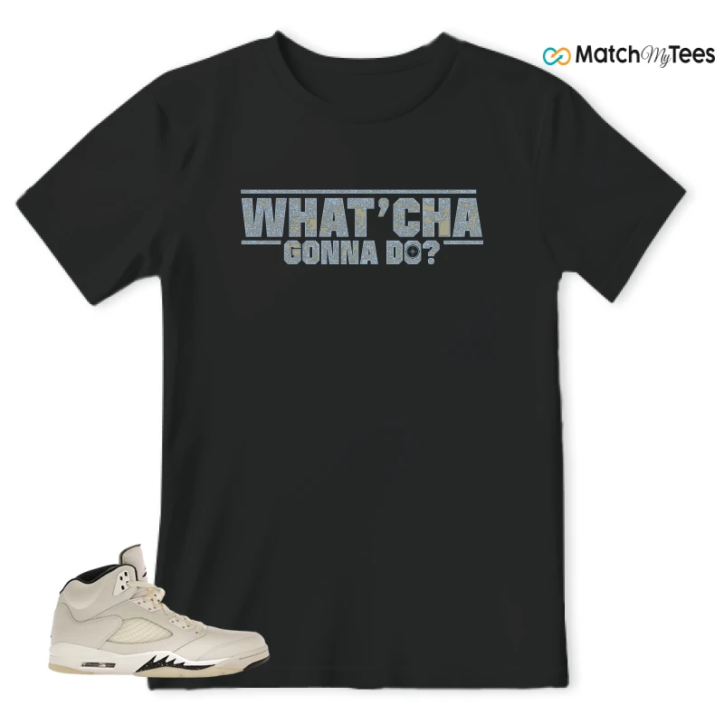 NIKE AIR JORDAN 5 RETRO SAIL SNEAKER Matching Tees t-shirt