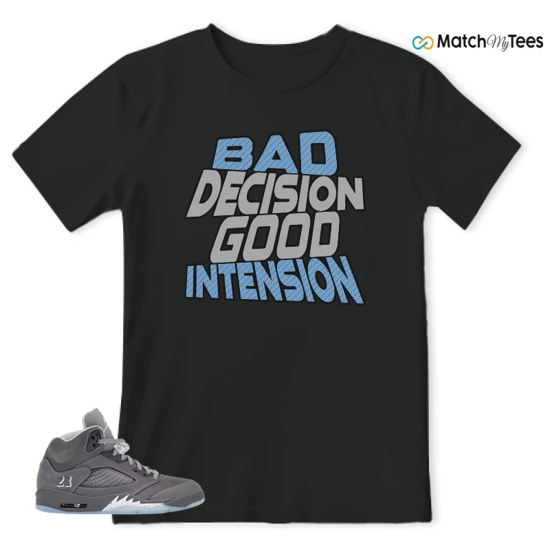 NIKE AIR JORDAN 5 RETRO WOLF GREY 2026 SNEAKER Matching Tees t-shirt