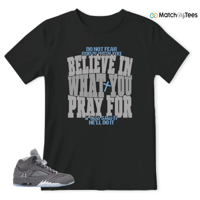 NIKE AIR JORDAN 5 RETRO WOLF GREY 2026 SNEAKER Matching Tees t-shirt