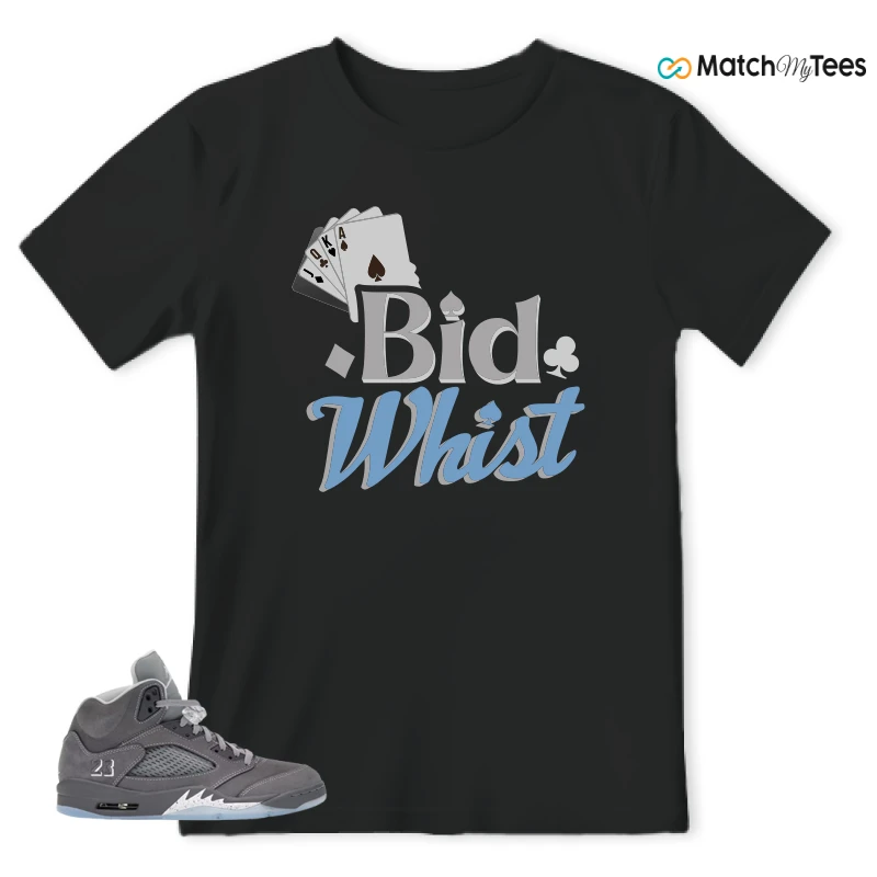 NIKE AIR JORDAN 5 RETRO WOLF GREY 2026 SNEAKER Matching Tees t-shirt