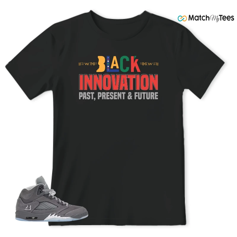 NIKE AIR JORDAN 5 RETRO WOLF GREY 2026 SNEAKER Matching Tees t-shirt