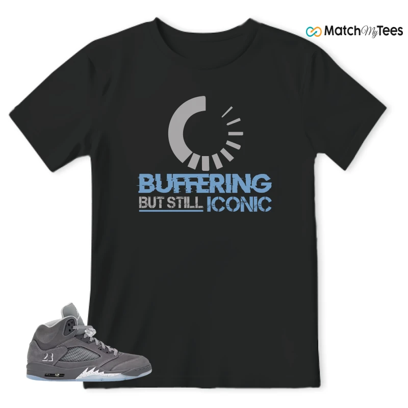 NIKE AIR JORDAN 5 RETRO WOLF GREY 2026 SNEAKER Matching Tees t-shirt