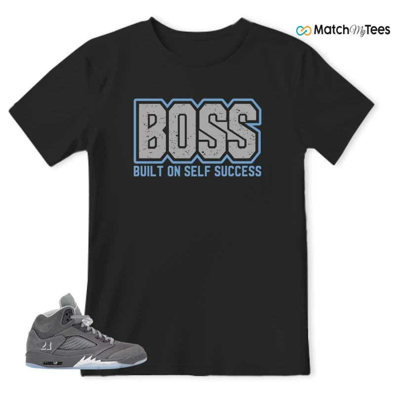 NIKE AIR JORDAN 5 RETRO WOLF GREY 2026 SNEAKER Matching Tees t-shirt