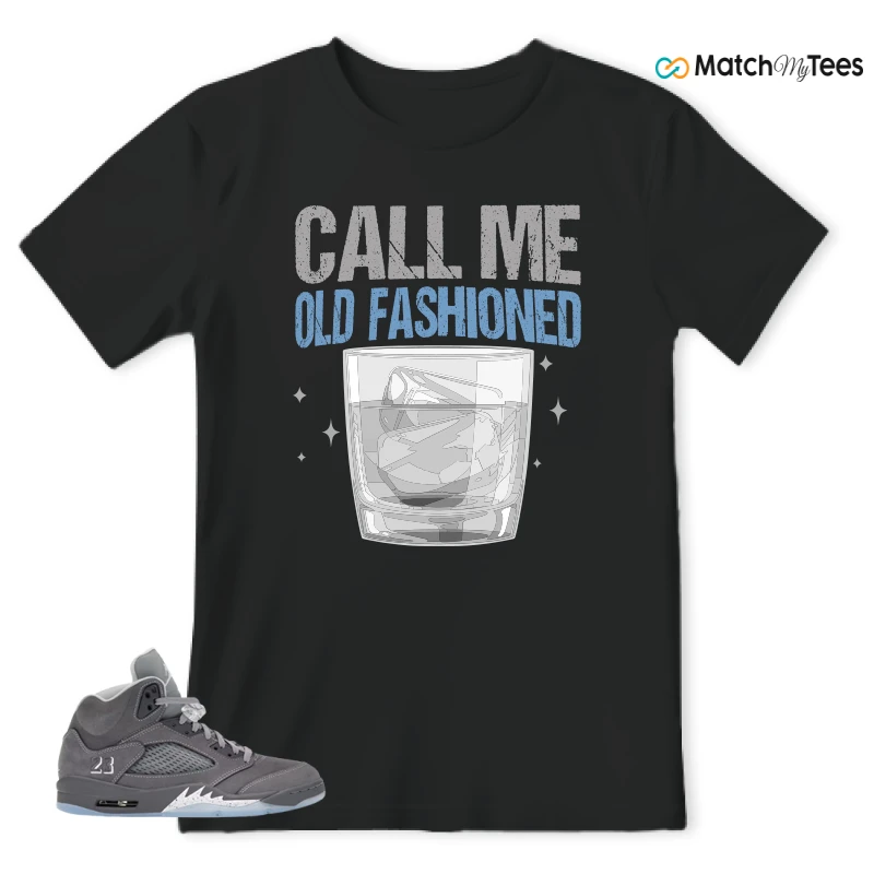 NIKE AIR JORDAN 5 RETRO WOLF GREY 2026 SNEAKER Matching Tees t-shirt
