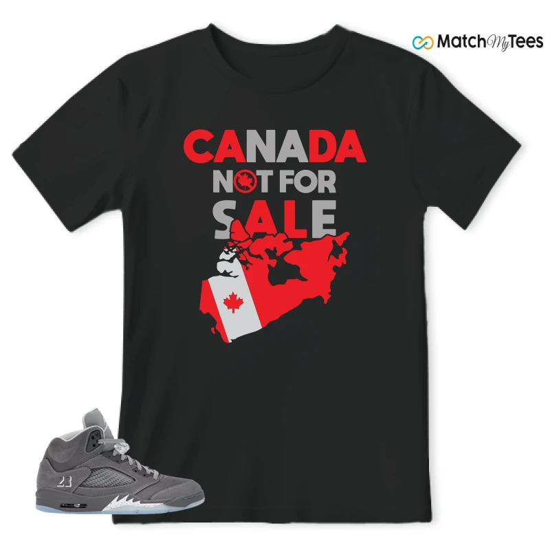 NIKE AIR JORDAN 5 RETRO WOLF GREY 2026 SNEAKER Matching Tees t-shirt