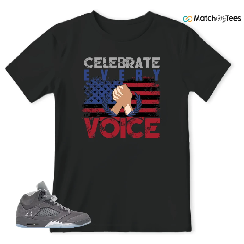 NIKE AIR JORDAN 5 RETRO WOLF GREY 2026 SNEAKER Matching Tees t-shirt