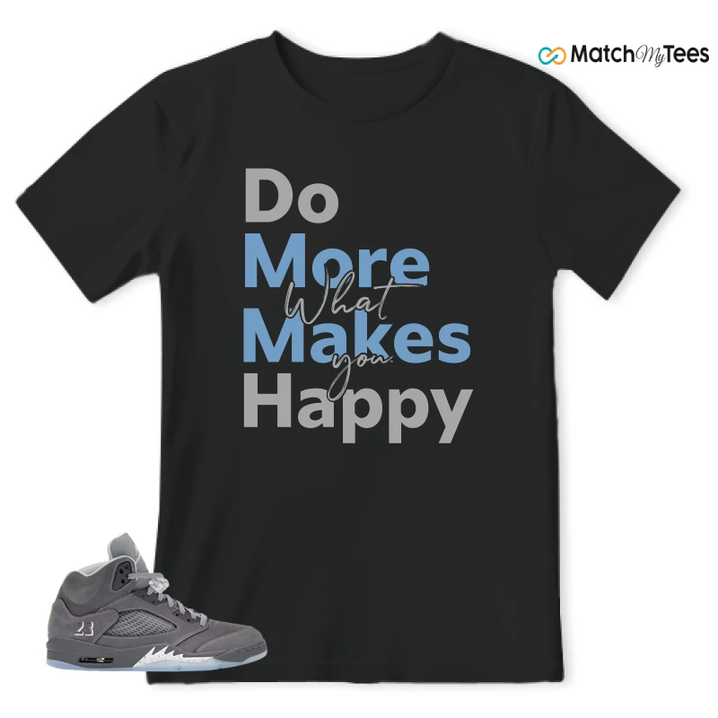 NIKE AIR JORDAN 5 RETRO WOLF GREY 2026 SNEAKER Matching Tees t-shirt