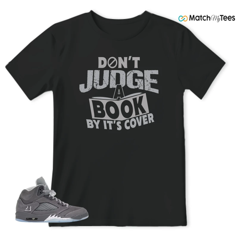 NIKE AIR JORDAN 5 RETRO WOLF GREY 2026 SNEAKER Matching Tees t-shirt