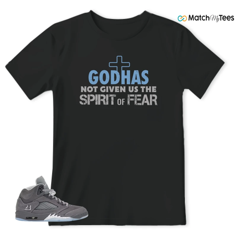 NIKE AIR JORDAN 5 RETRO WOLF GREY 2026 SNEAKER Matching Tees t-shirt