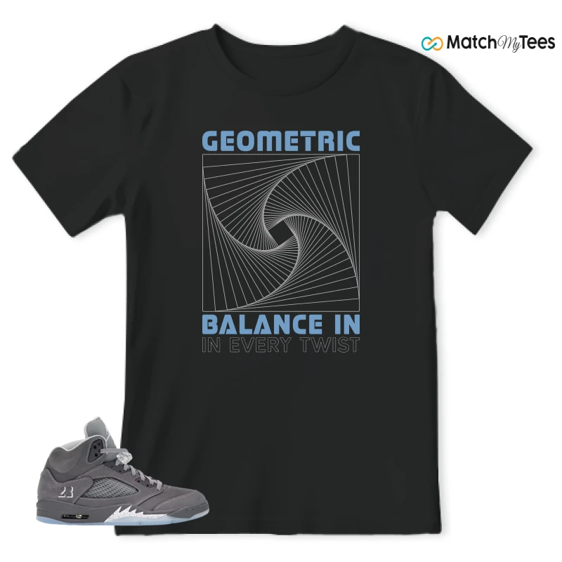 NIKE AIR JORDAN 5 RETRO WOLF GREY 2026 SNEAKER Matching Tees t-shirt