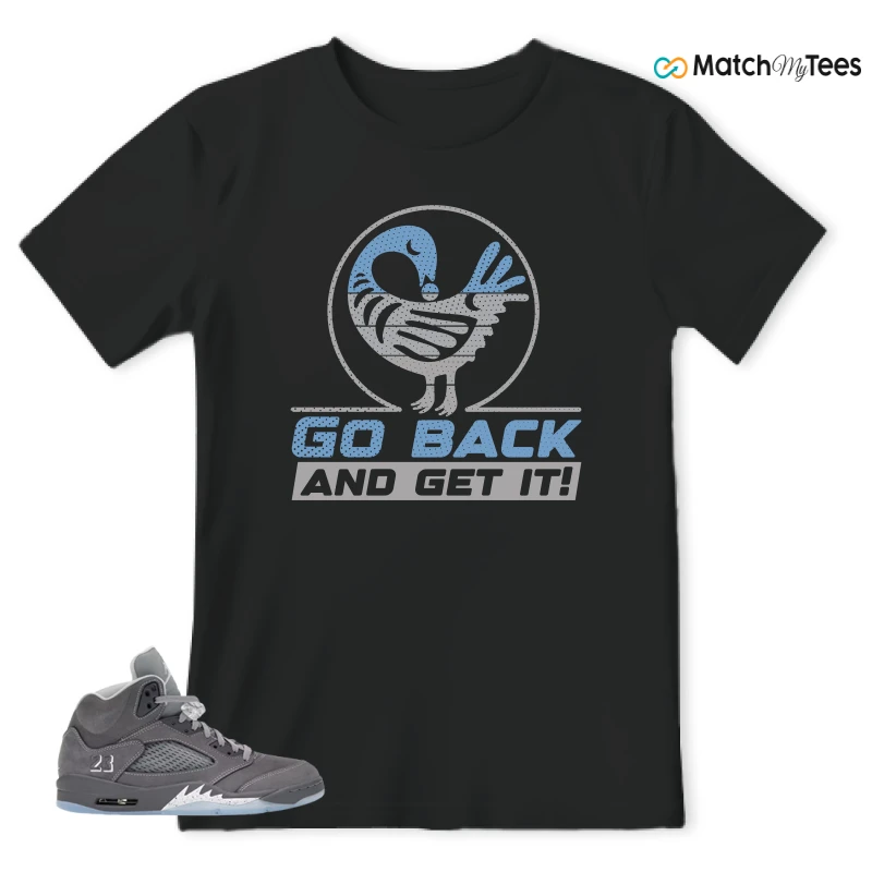 NIKE AIR JORDAN 5 RETRO WOLF GREY 2026 SNEAKER Matching Tees t-shirt