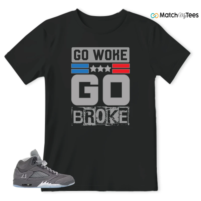NIKE AIR JORDAN 5 RETRO WOLF GREY 2026 SNEAKER Matching Tees t-shirt