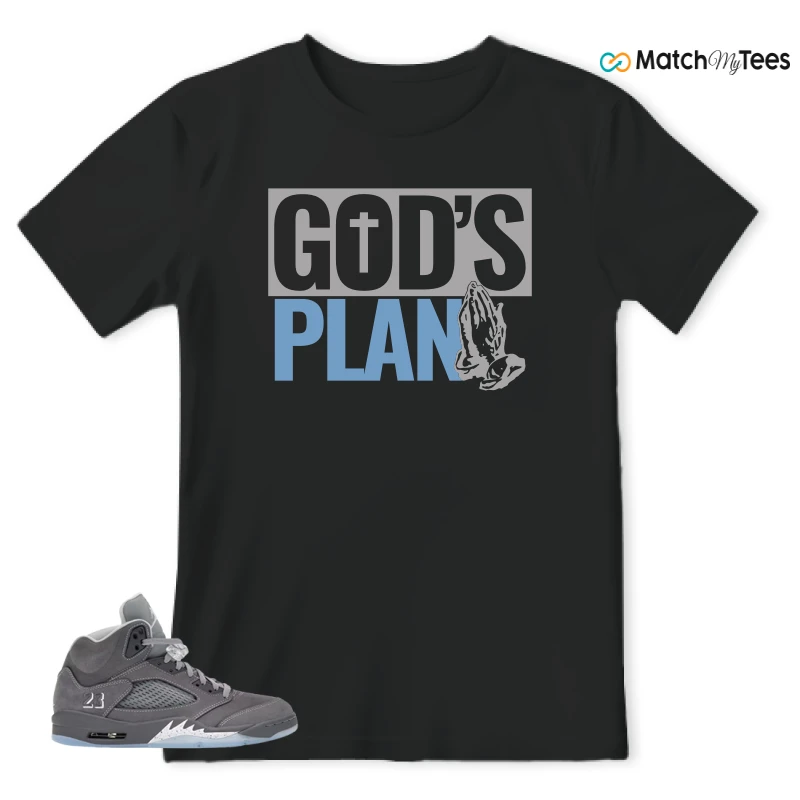 NIKE AIR JORDAN 5 RETRO WOLF GREY 2026 SNEAKER Matching Tees t-shirt
