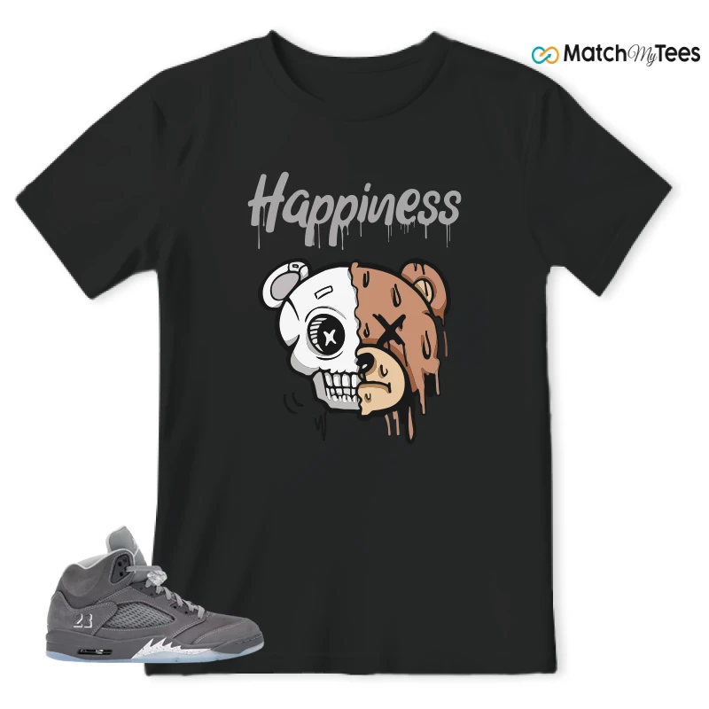 NIKE AIR JORDAN 5 RETRO WOLF GREY 2026 SNEAKER Matching Tees t-shirt