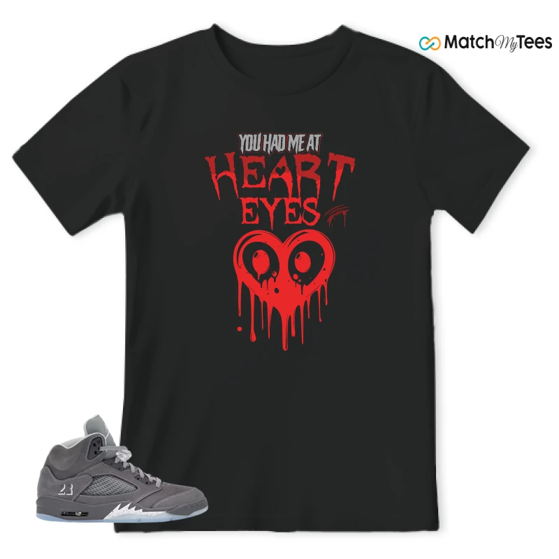 NIKE AIR JORDAN 5 RETRO WOLF GREY 2026 SNEAKER Matching Tees t-shirt