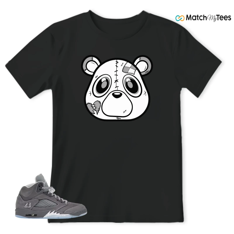 NIKE AIR JORDAN 5 RETRO WOLF GREY 2026 SNEAKER Matching Tees t-shirt