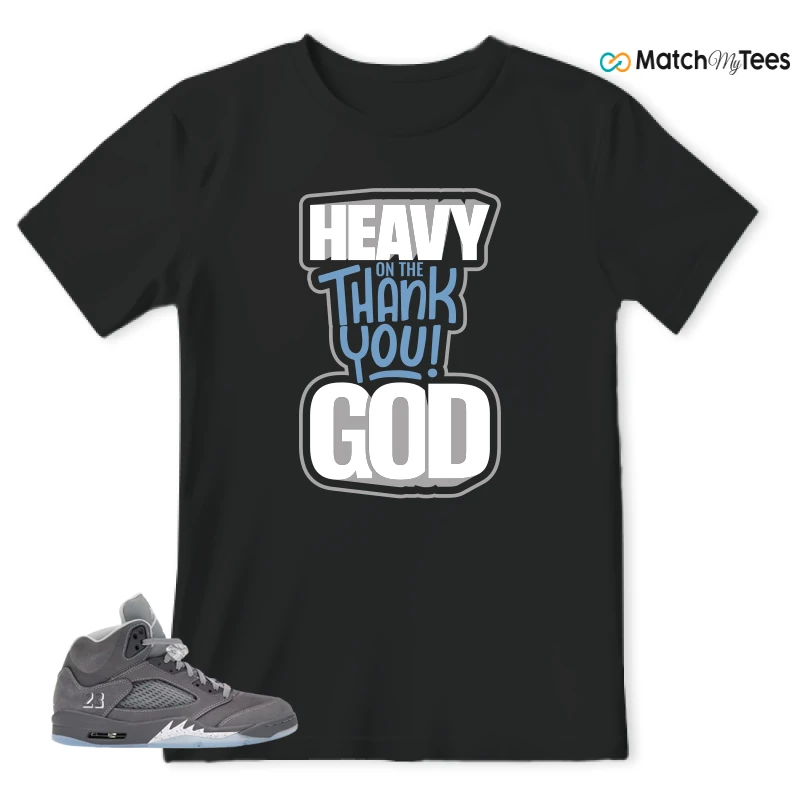 NIKE AIR JORDAN 5 RETRO WOLF GREY 2026 SNEAKER Matching Tees t-shirt