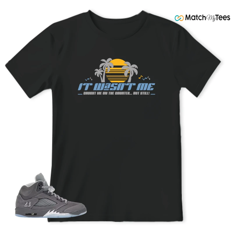 NIKE AIR JORDAN 5 RETRO WOLF GREY 2026 SNEAKER Matching Tees t-shirt
