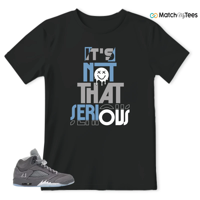 NIKE AIR JORDAN 5 RETRO WOLF GREY 2026 SNEAKER Matching Tees t-shirt