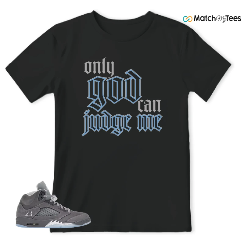 NIKE AIR JORDAN 5 RETRO WOLF GREY 2026 SNEAKER Matching Tees t-shirt