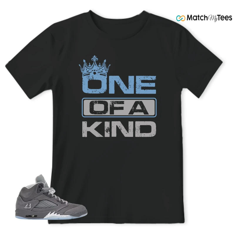 NIKE AIR JORDAN 5 RETRO WOLF GREY 2026 SNEAKER Matching Tees t-shirt