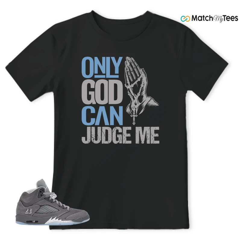 NIKE AIR JORDAN 5 RETRO WOLF GREY 2026 SNEAKER Matching Tees t-shirt