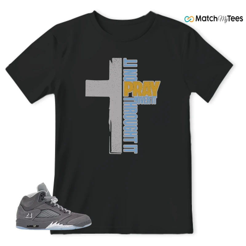 NIKE AIR JORDAN 5 RETRO WOLF GREY 2026 SNEAKER Matching Tees t-shirt