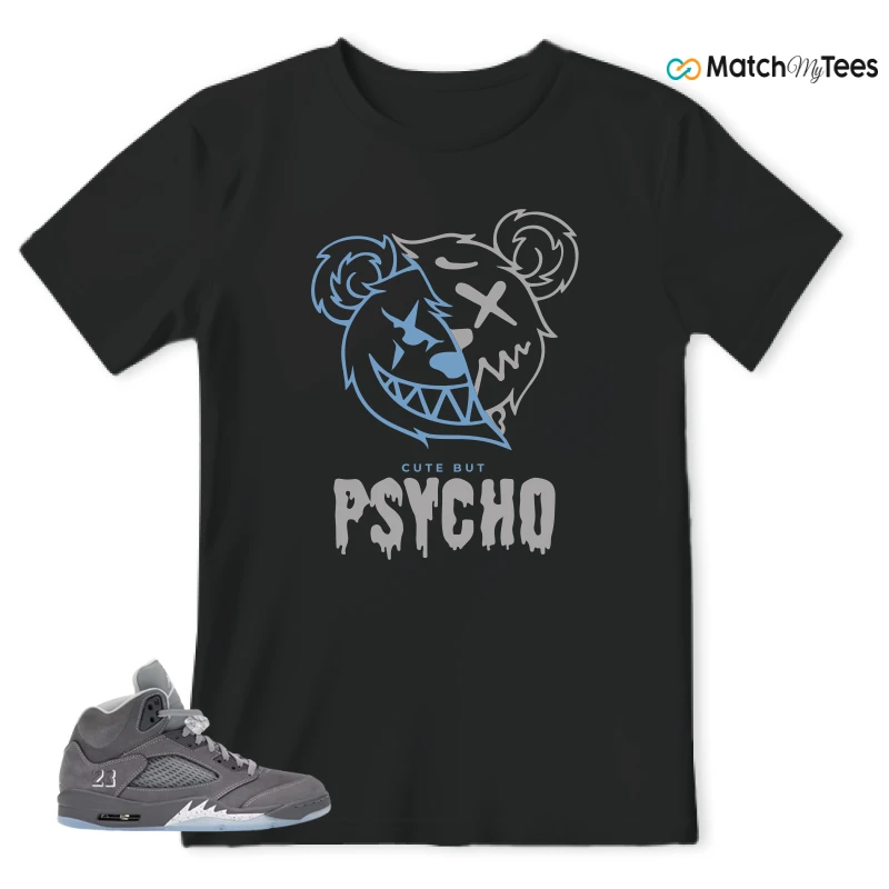 NIKE AIR JORDAN 5 RETRO WOLF GREY 2026 SNEAKER Matching Tees t-shirt