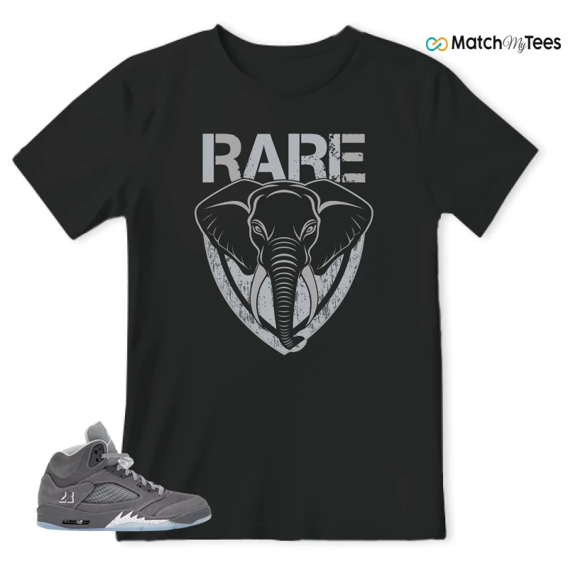 NIKE AIR JORDAN 5 RETRO WOLF GREY 2026 SNEAKER Matching Tees t-shirt