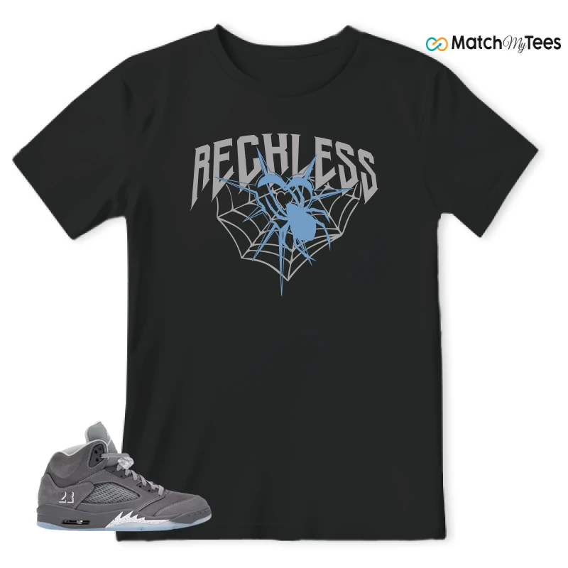NIKE AIR JORDAN 5 RETRO WOLF GREY 2026 SNEAKER Matching Tees t-shirt