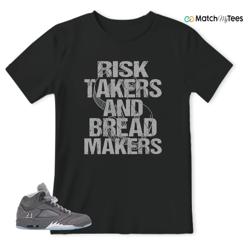 NIKE AIR JORDAN 5 RETRO WOLF GREY 2026 SNEAKER Matching Tees t-shirt